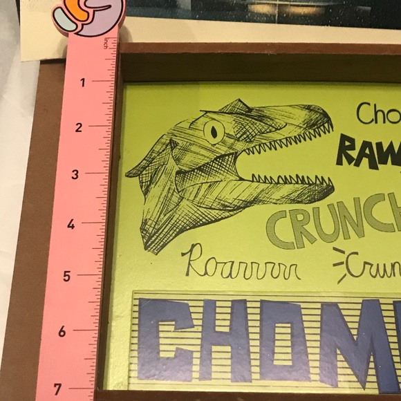 New Dinosaur 🦖”CHOMP” Wood Box Wall Art - Picture 11 of 16